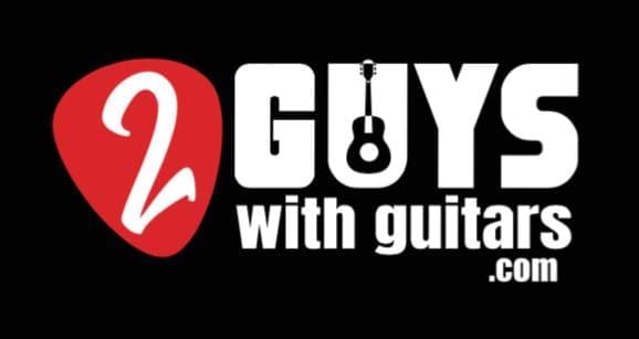 two guys with guitars